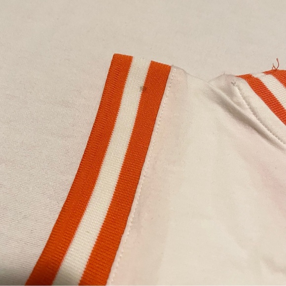 HUNTER for Target Contrast Trim White Orange Tank Top Shirt Women's Size XL - Picture 13 of 16
